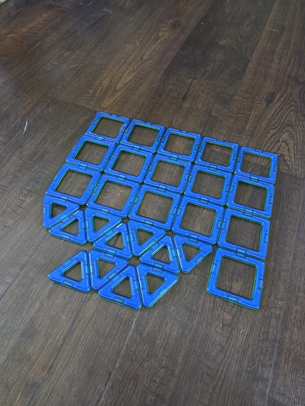 Authentic Magformers Magnetic Tile Set - Square & Triangle Shapes - STEM Toy